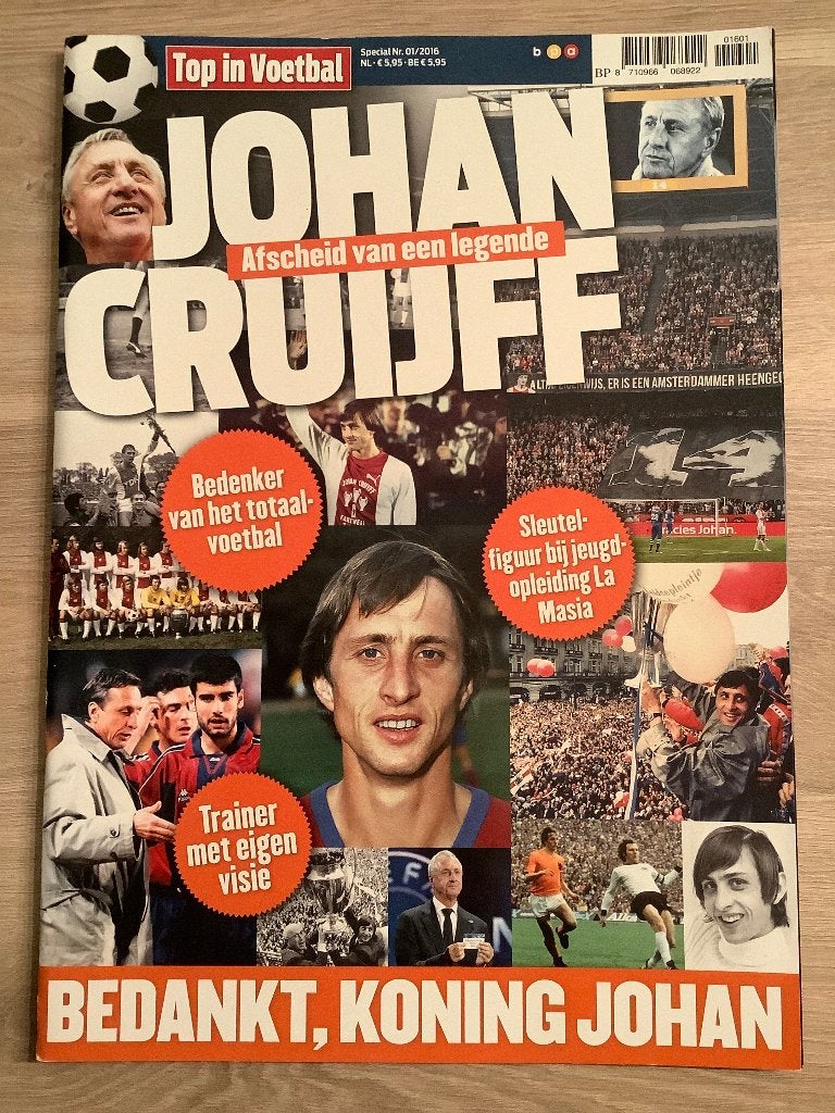 Magazine Johan Cruijff, Boeken, Ophalen of Verzenden, Nieuw, Balsport
