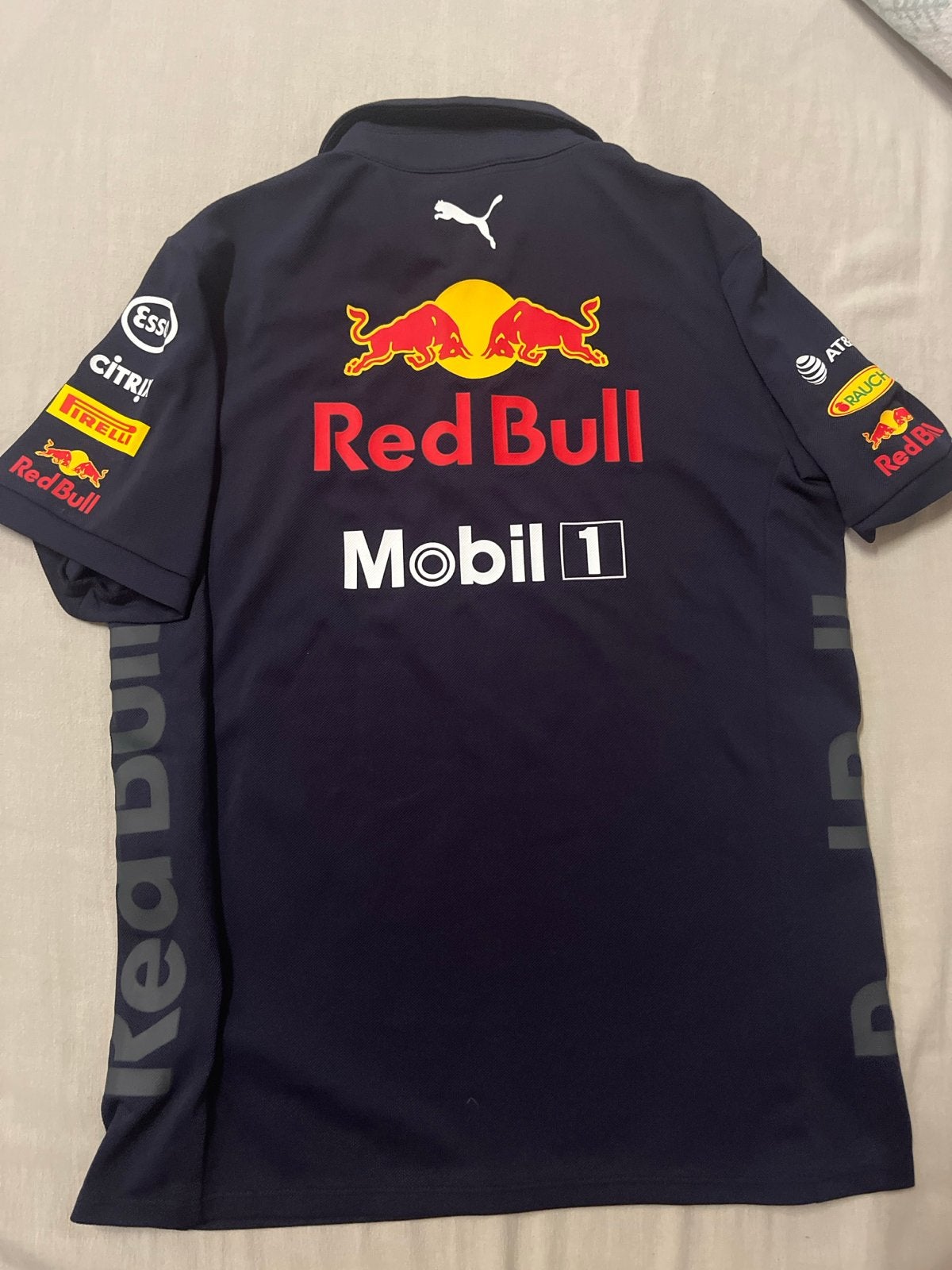 Red Bull Racing F1 Puma Polo Shirt Maat 152, Ophalen of Verzenden, Zo goed als nieuw, Jongen of Meisje