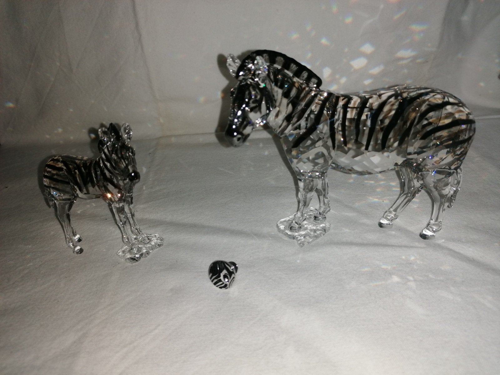 Swarovski zebra Amai en jong, Verzamelen, Ophalen of Verzenden, Zo goed als nieuw, Figuurtje