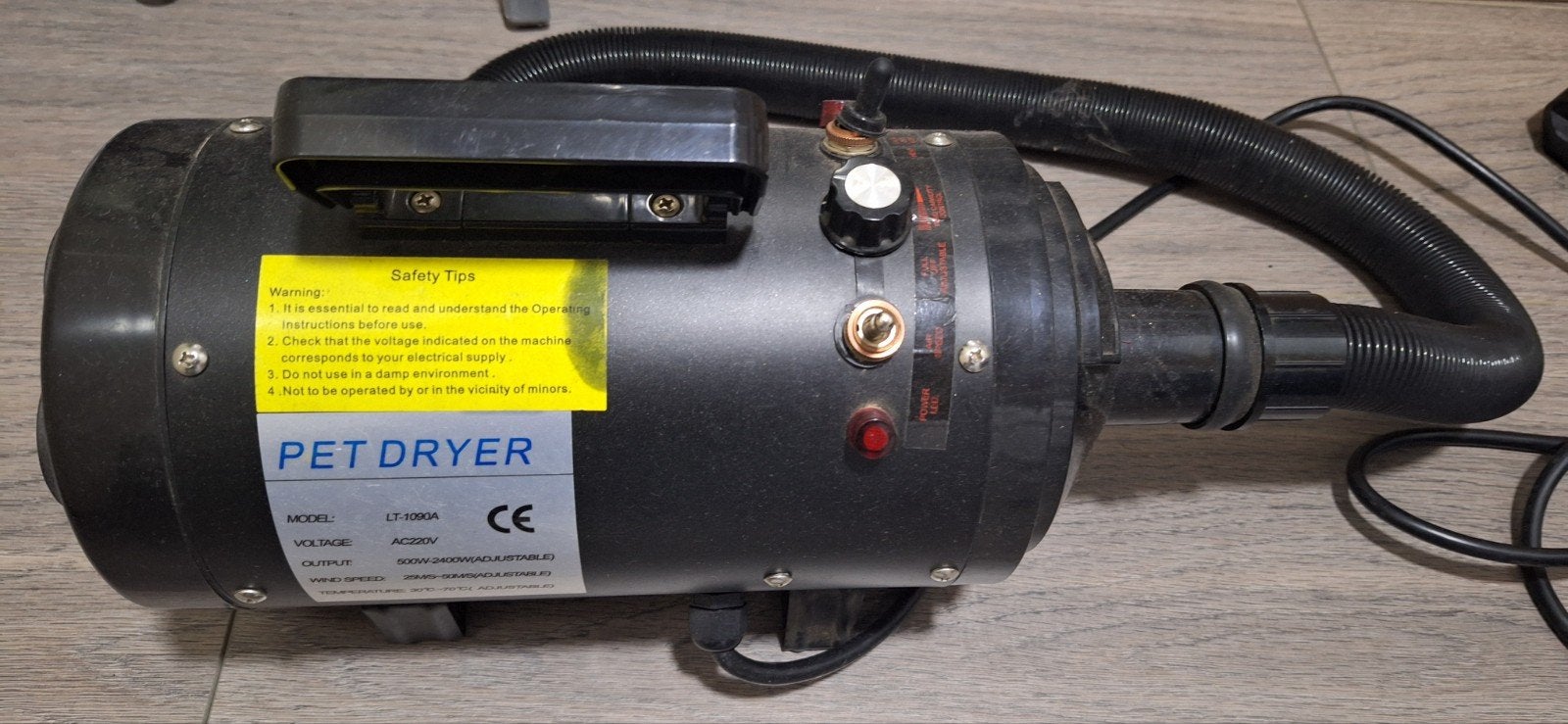 Föhn voor honden Pets Water Blower LT- 1090A  en droge v, Ophalen, Gebruikt