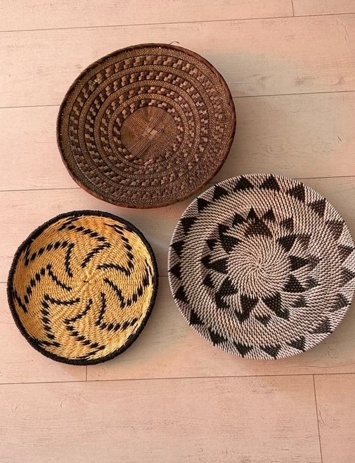 Set van 2 rotan wandborden prijs vast, Huis en Inrichting, Woonaccessoires | Wanddecoraties, Ophalen