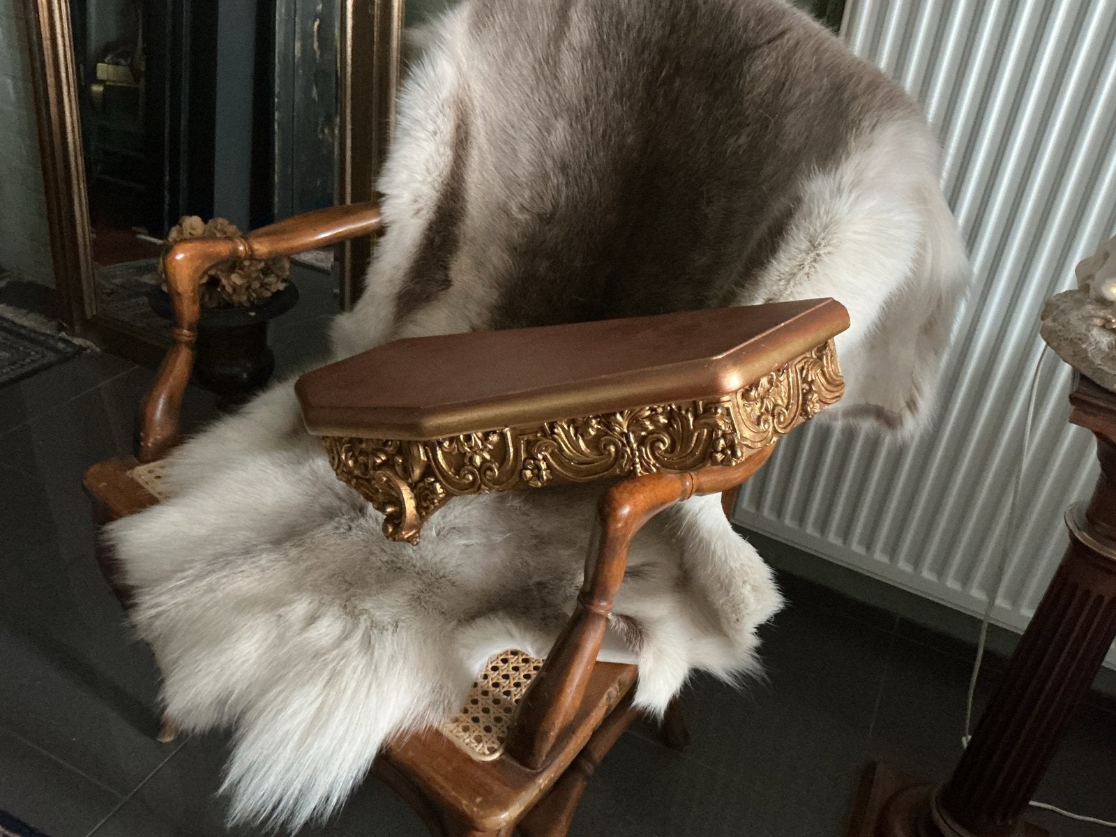 Mooie goudkleurige console tafel, Antiek en Kunst, Ophalen