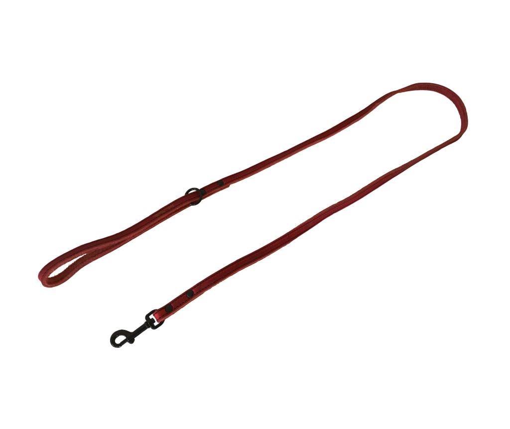 JACK AND VANILLA Black Label Hondenriem Vetleder Rood 120 cm, Ophalen of Verzenden, Nieuw, Hondenriem
