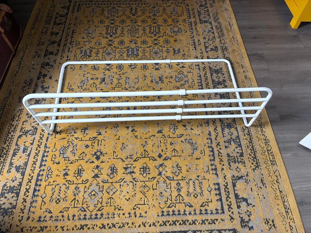 IKEA VIKARE Bedhekje - Wit, Verstelbaar, Ophalen of Verzenden, Zo goed als nieuw, 140 tot 160 cm, Minder dan 70 cm