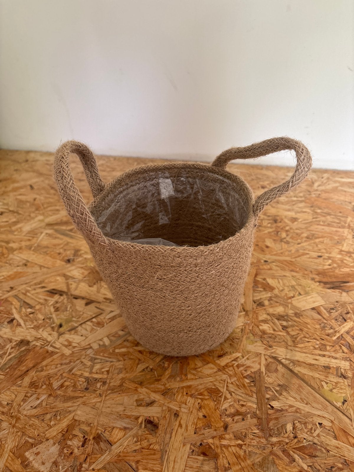 Decoratieve Bloempot Mand - Jute Look, Ophalen, Overige materialen, Rond, Binnen