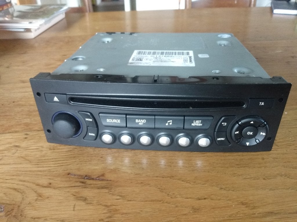 citroen/peugeot autoradio 2016, Ophalen of Verzenden, Gebruikt, Citroën