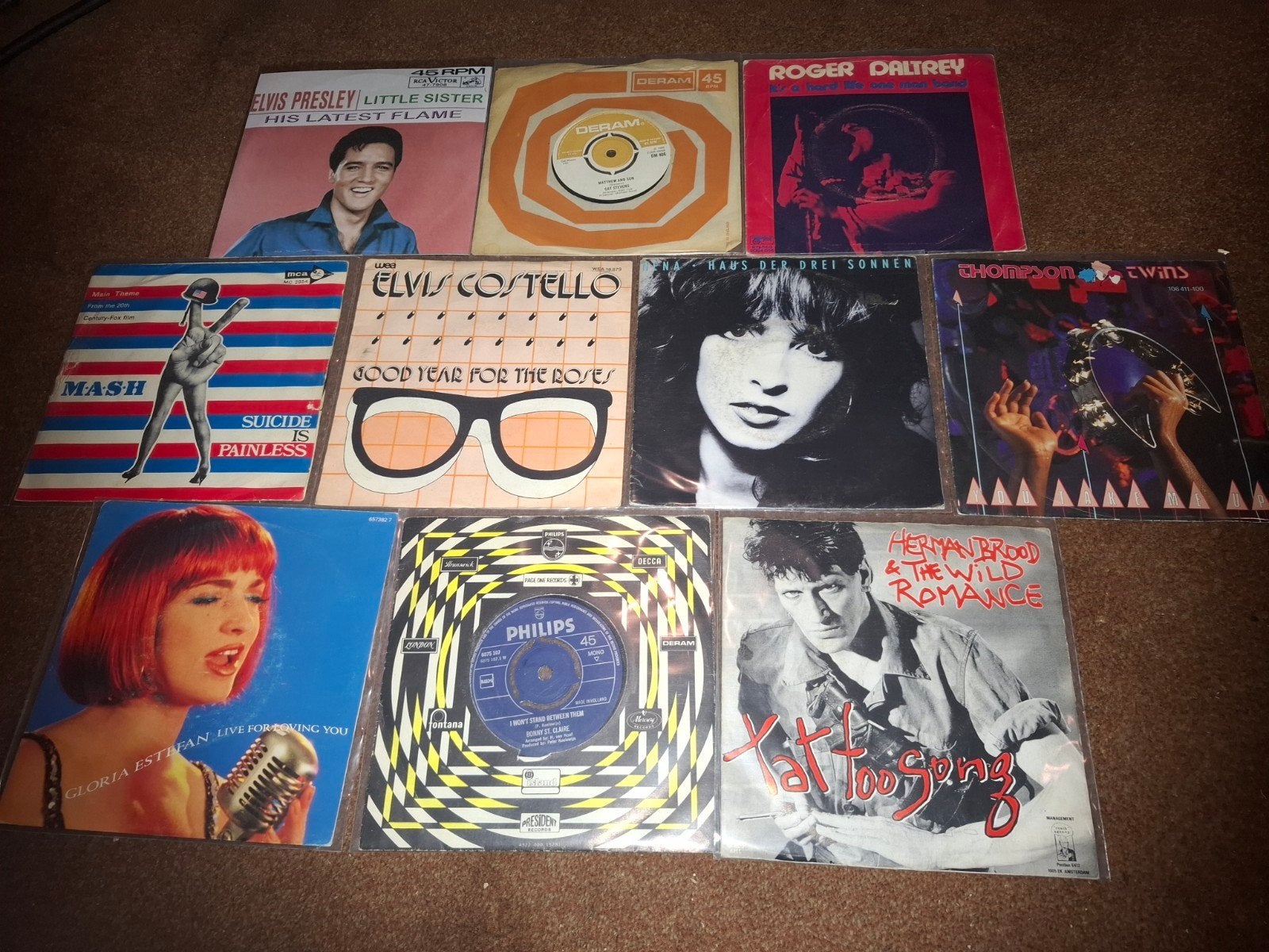 Vinyl singles 18 stuks.bieden vanaf 20 euro, Ophalen of Verzenden, Zo goed als nieuw, Pop