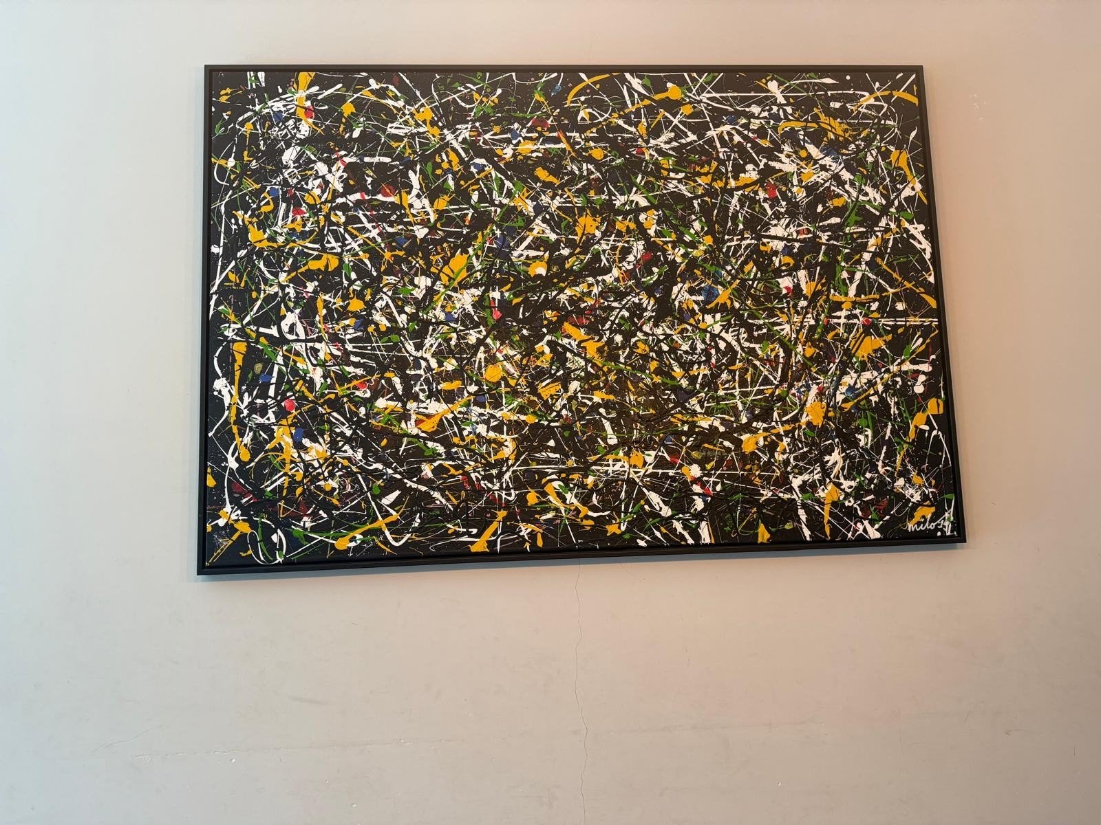 MiLo - Abstract 0355 XL - Acryl op canvas - 153x103, Ophalen