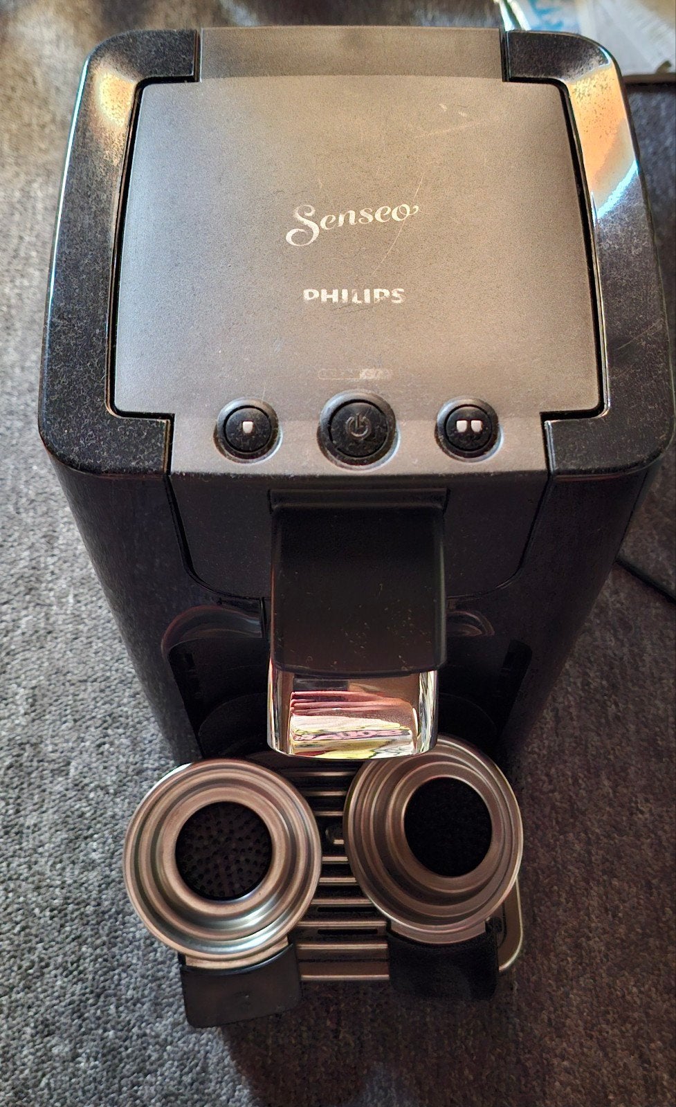 Senseo koffieapparaat, Ophalen, Koffiemachine, Koffiepads en cups