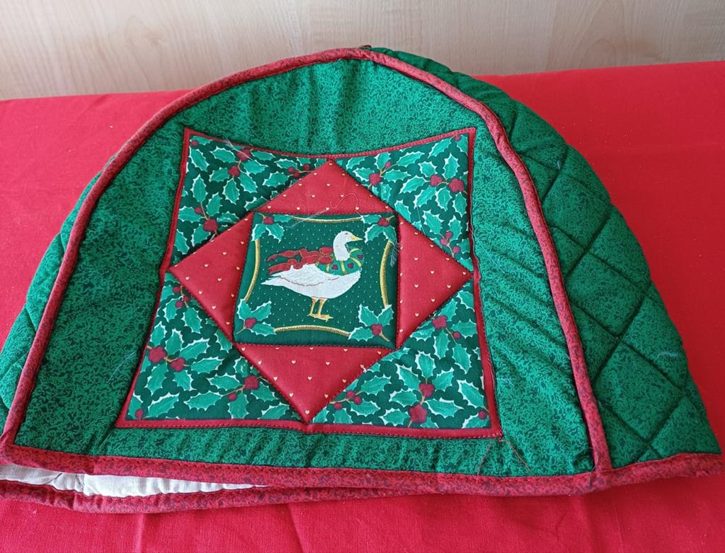 Theemuts met gans, Ophalen of Verzenden, Zo goed als nieuw, Groen, Overige typen