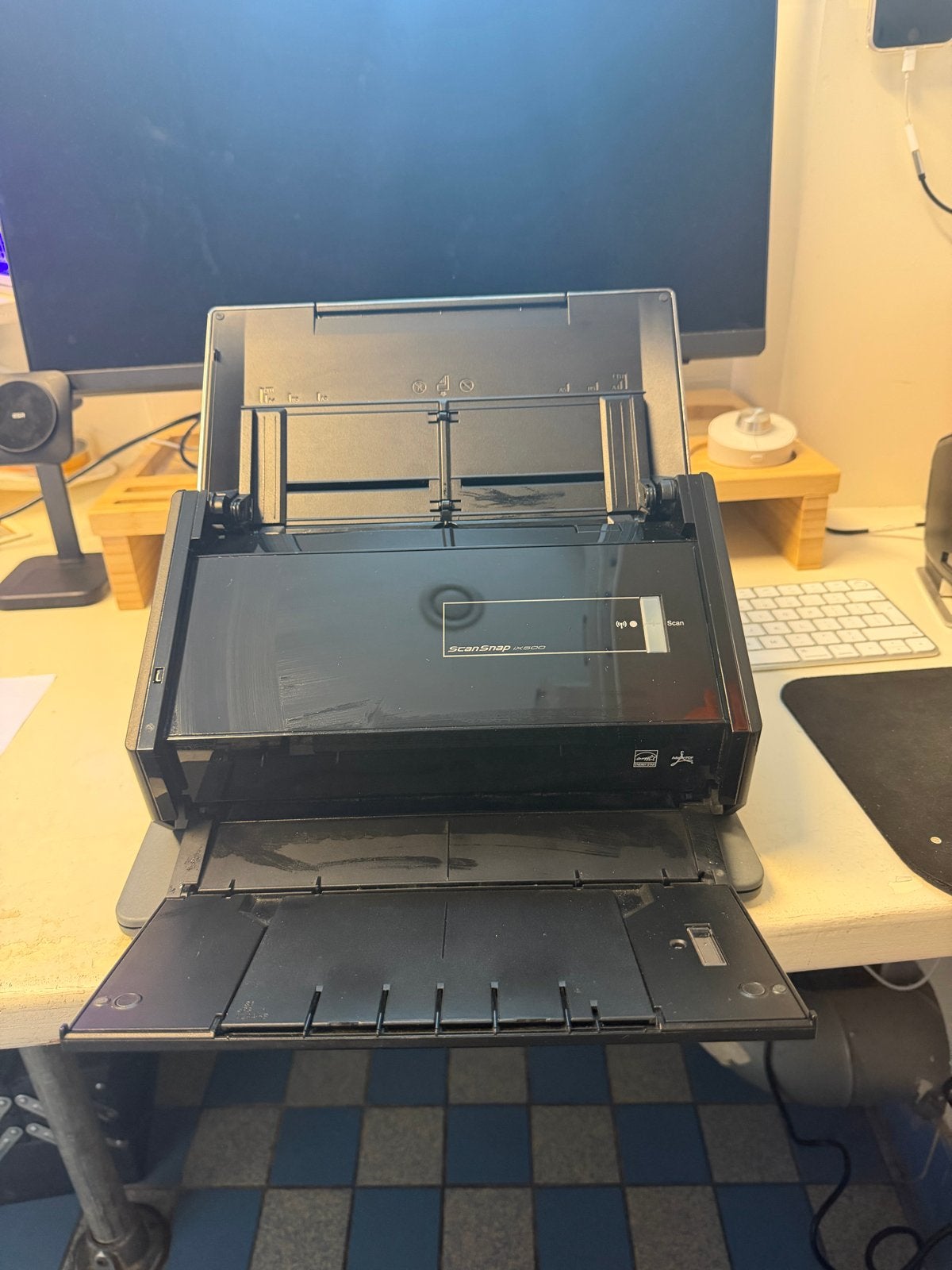 Fujitsu ScanSnap iX500 Documentscanner, Computers en Software, Gebruikt, MacOS, Documentscanner, Ingebouwde Wi-Fi
