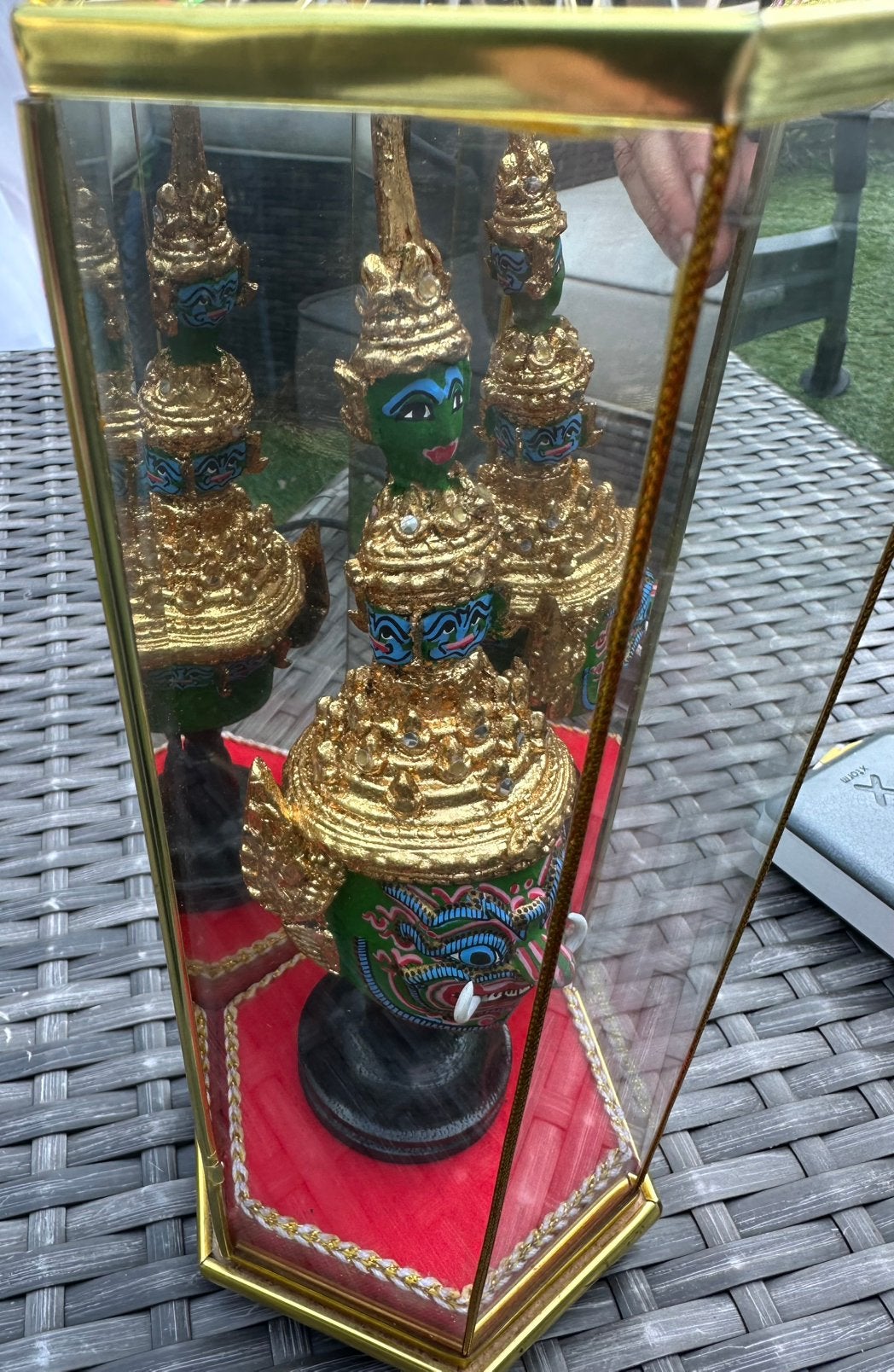 Thais Khon-masker, Ophalen, Minder dan 20 cm, Handgemaakt, Masker