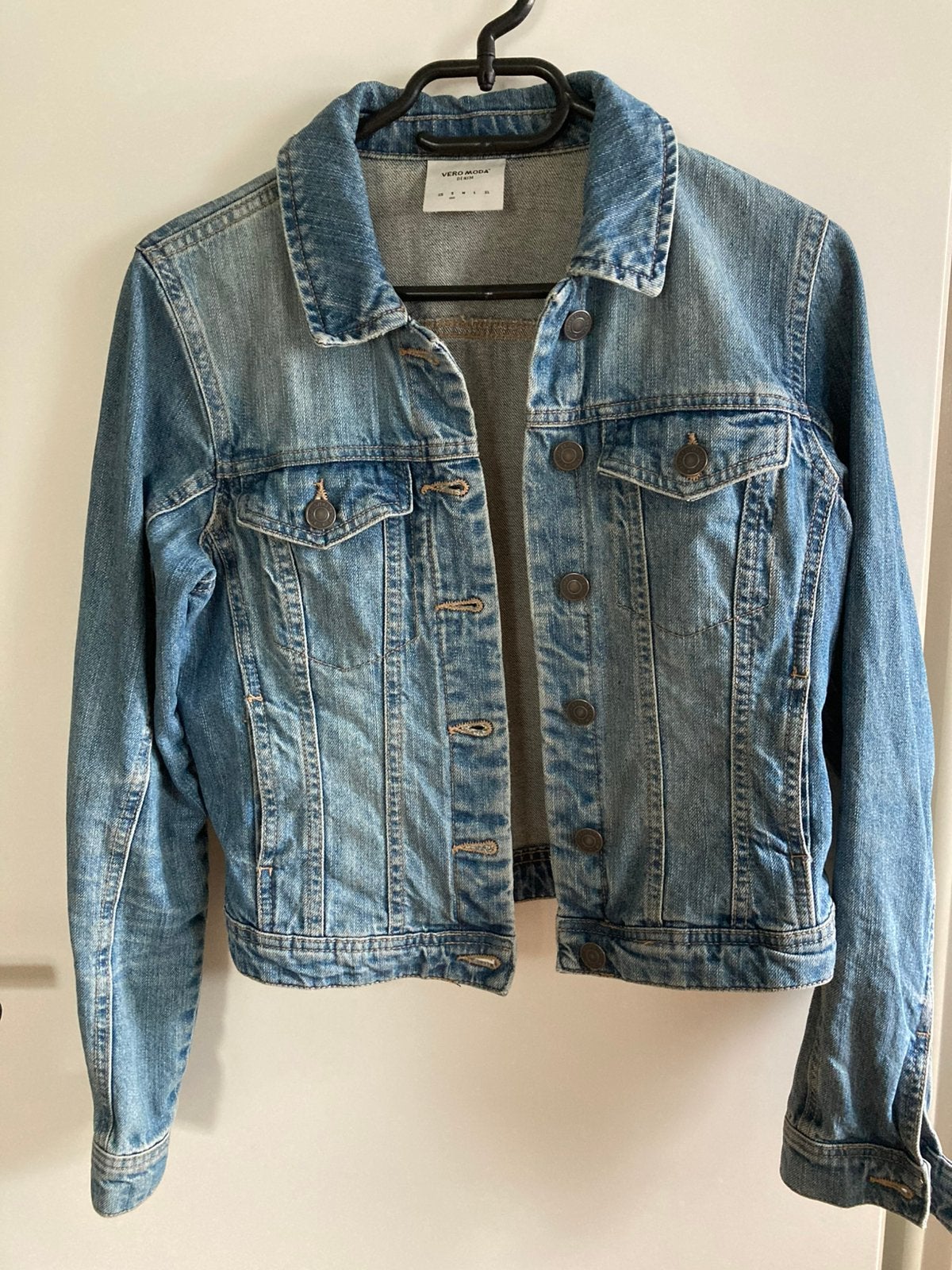 Spijkerjack maat S als nieuw, Ophalen of Verzenden, Zo goed als nieuw, Maat 36 (S), Blauw