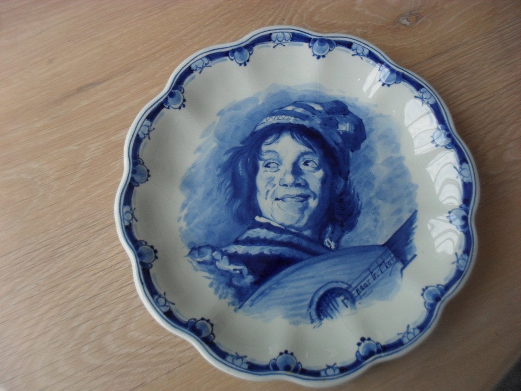 Delftsblauw wandbord Porceleyne fles, Antiek en Kunst, Ophalen of Verzenden
