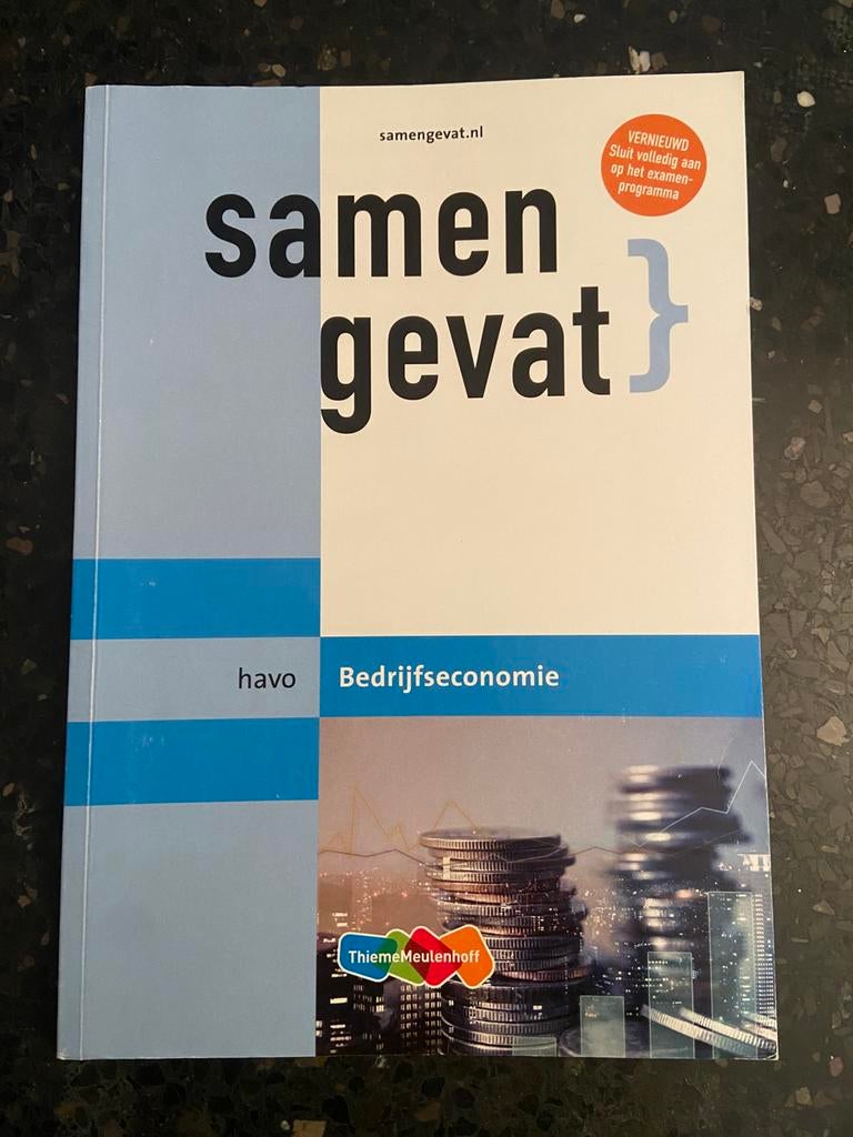 Samengevat Bedrijfseconomie havo, Boeken, Ophalen of Verzenden, Zo goed als nieuw, HAVO, Bedrijfseconomie of M&O