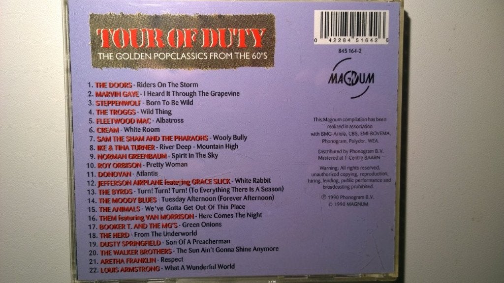 Tour Of Duty 1, Ophalen of Verzenden, Zo goed als nieuw, Pop, Album