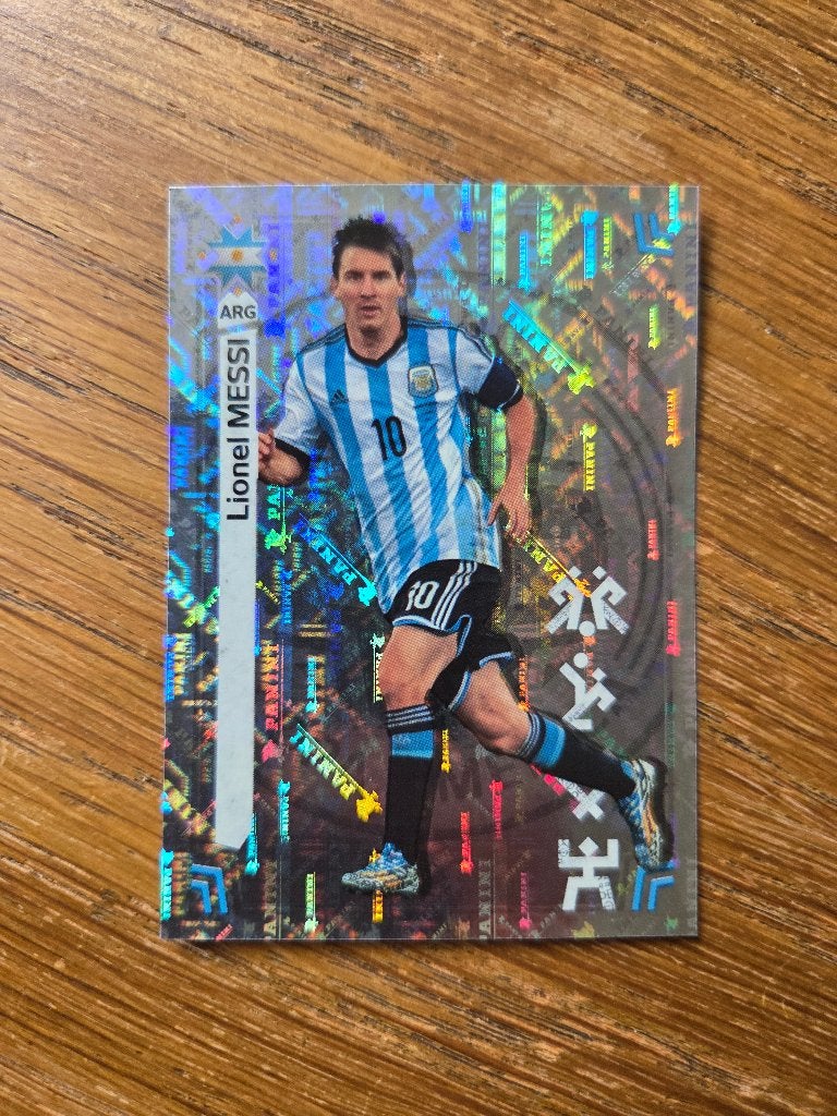 Lionel Messi #341 Argentinië Foil Panini Copa America 2015, Ophalen of Verzenden, Zo goed als nieuw, Losse kaart, Foil