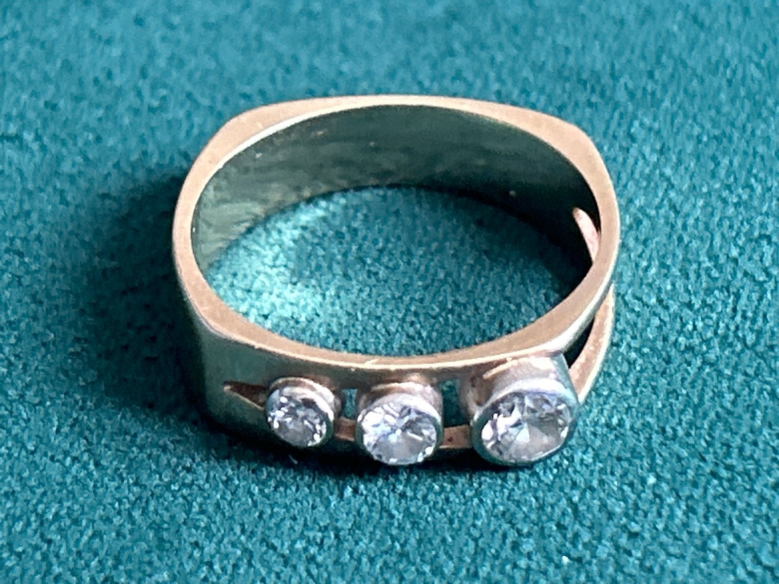 18k Gouden diamanten Ring - 5,72gr, Sieraden, Tassen en Uiterlijk, Ringen, 19 tot 20, Ophalen of Verzenden, Zo goed als nieuw