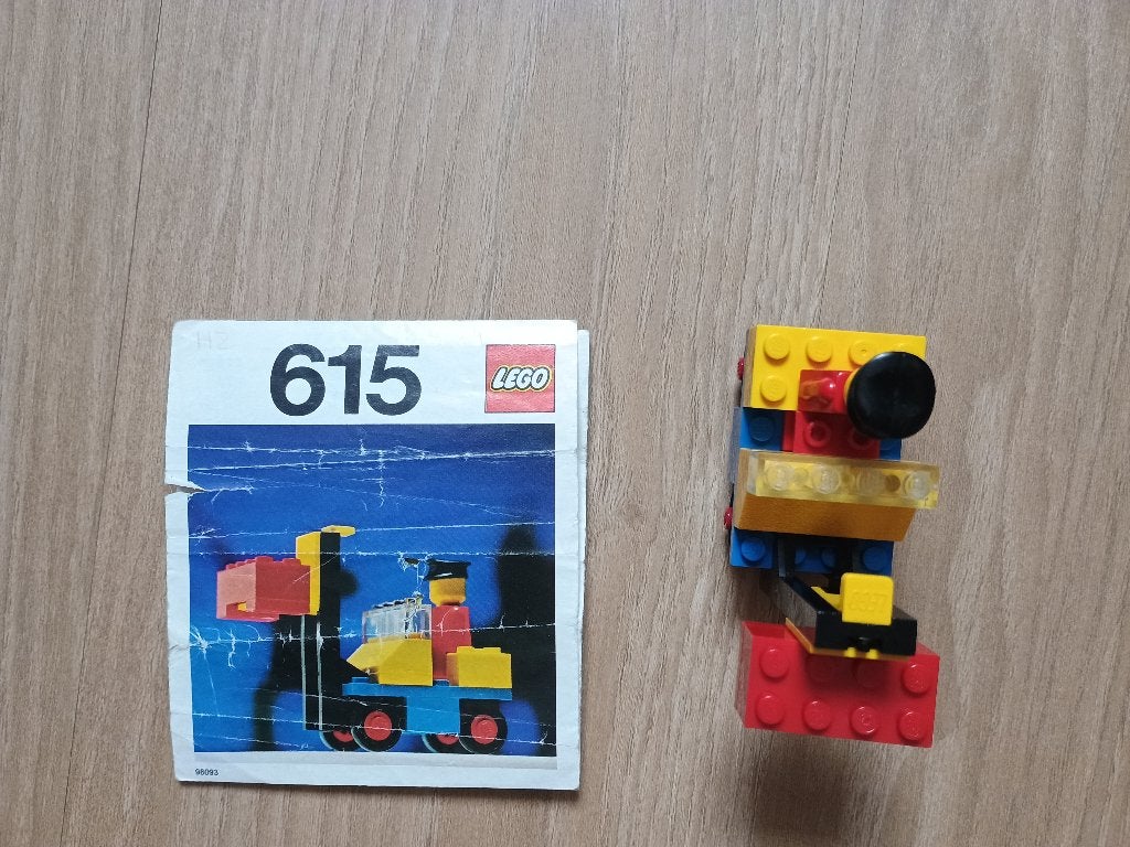 Lego 615 vorkheftruck, Gebruikt, Lego, Inclusief instructies, Ophalen of Verzenden