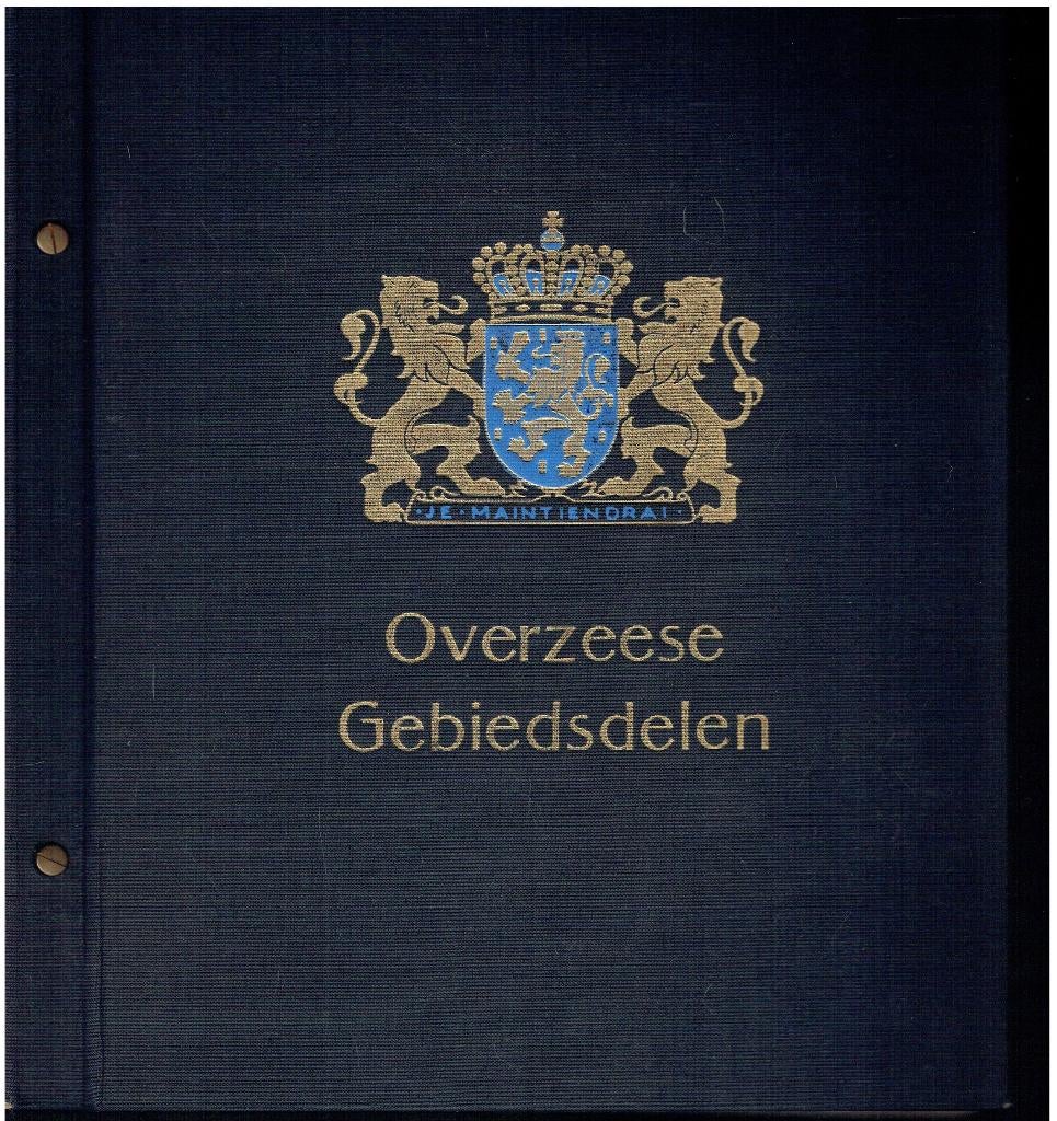 DAVO Album Overzee 1864-1978 deels met clips, Postzegels en Munten, Postzegels | Toebehoren, Verzenden, Verzamelalbum
