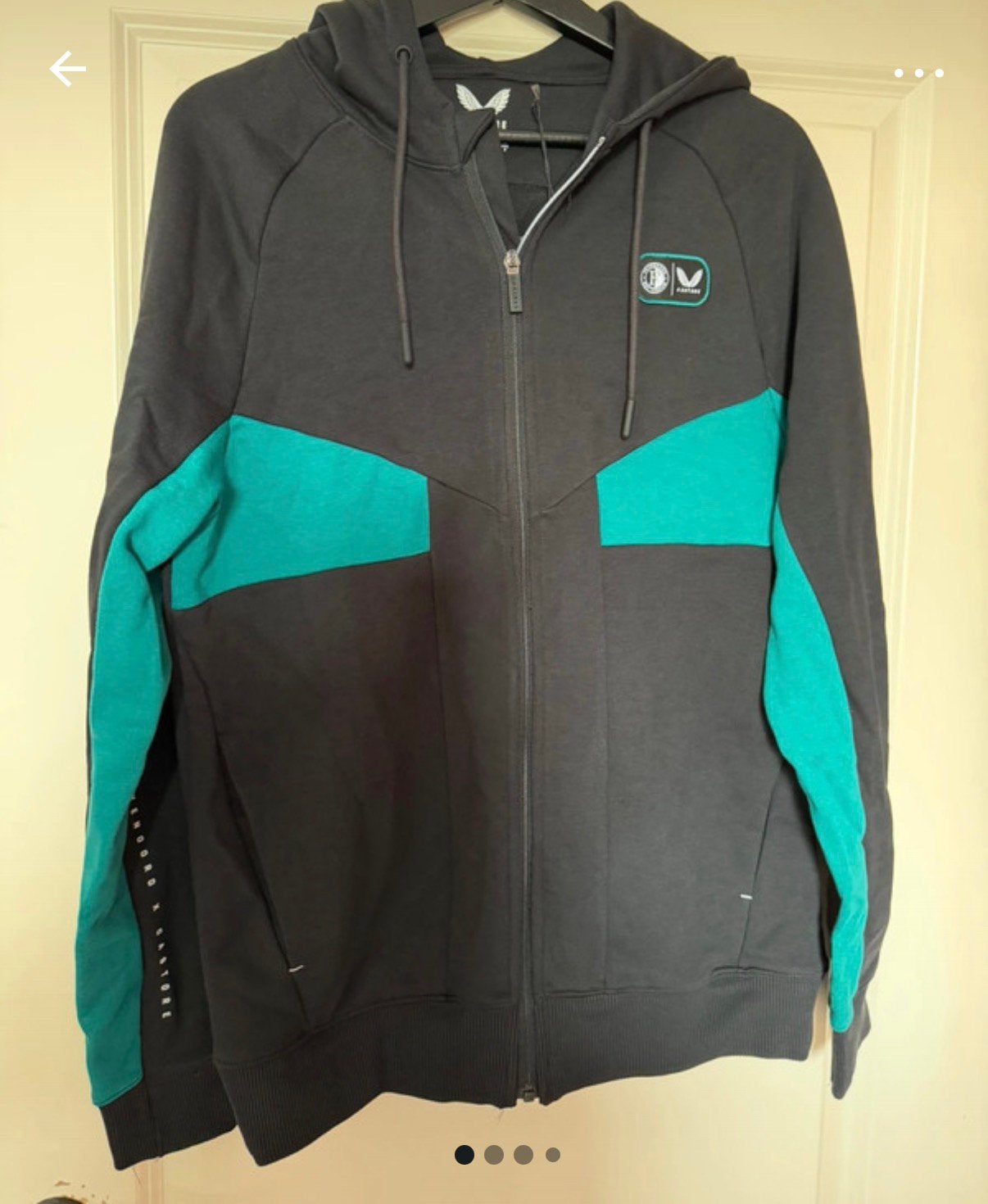 Feyenoord fleece full zip jacket (vest) maat S, Ophalen of Verzenden, Nieuw, Maat 46 (S) of kleiner