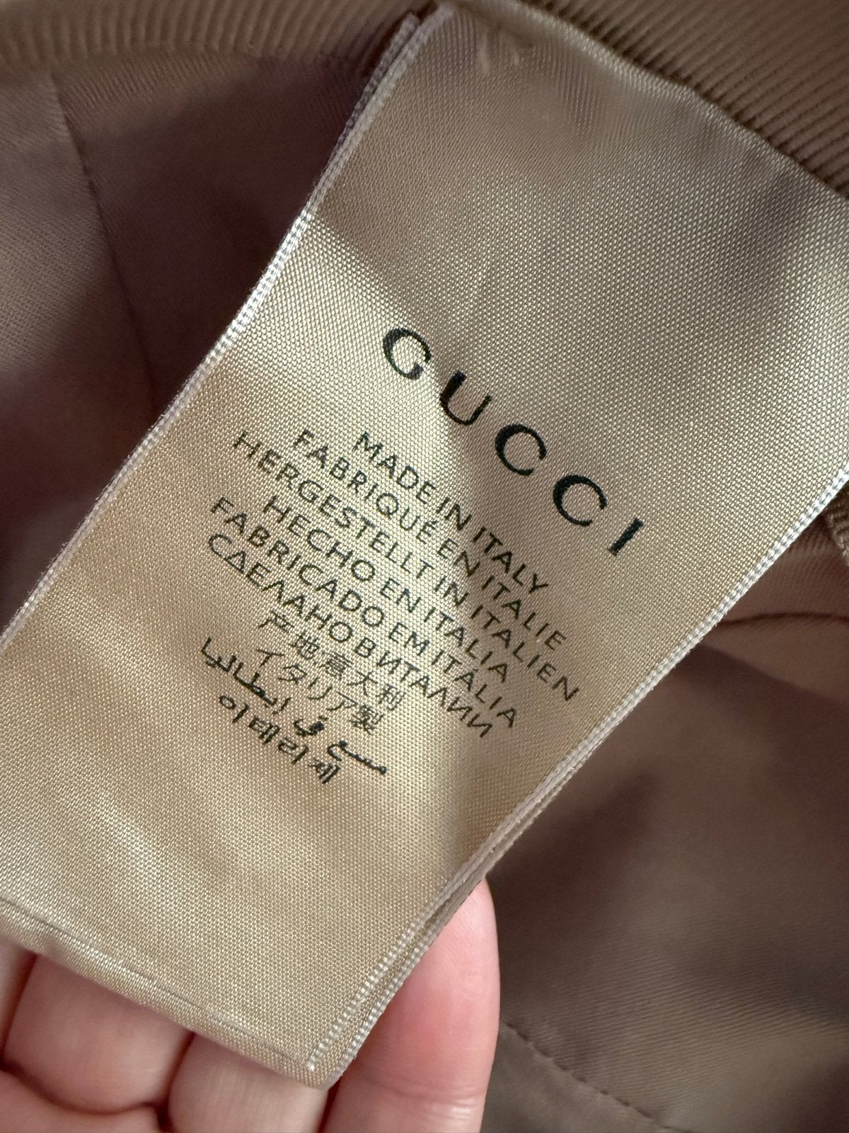 Gucci x The North Face Pet - Bruin Monogram, Ophalen of Verzenden, Gedragen, 58 cm (L, 7¼ inch) of meer, Pet