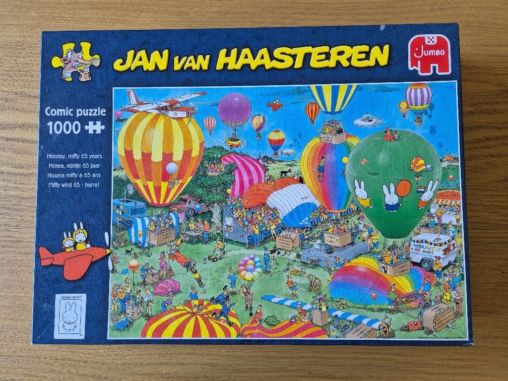 Hoera Nijntje 65 jaar, Ophalen of Verzenden, 500 t/m 1500 stukjes, Zo goed als nieuw, Legpuzzel