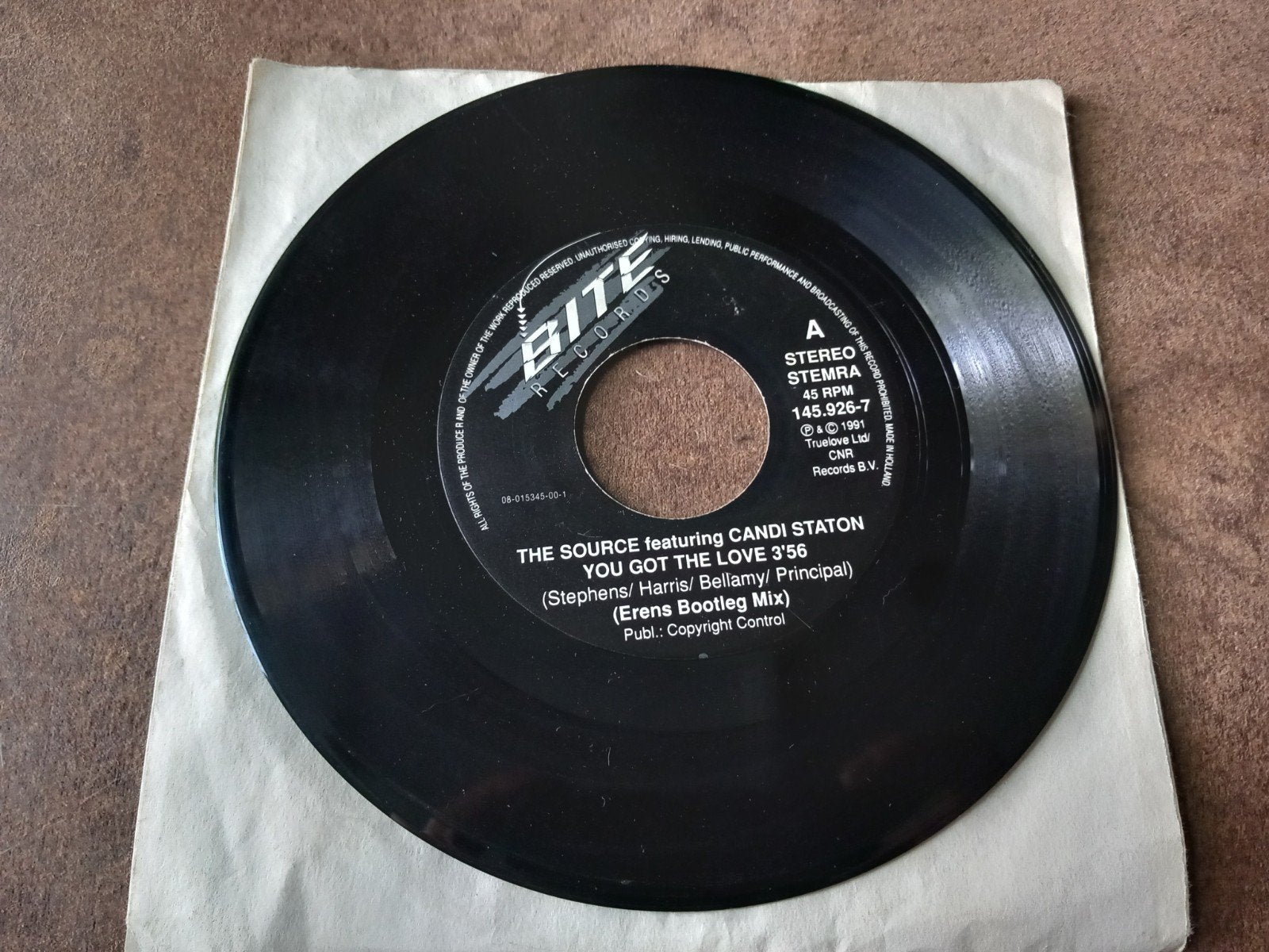 The Source ft. Candi Staton - You Got The Love (Single), Gebruikt, 1990 - 1999, Originele persing, 7 inch