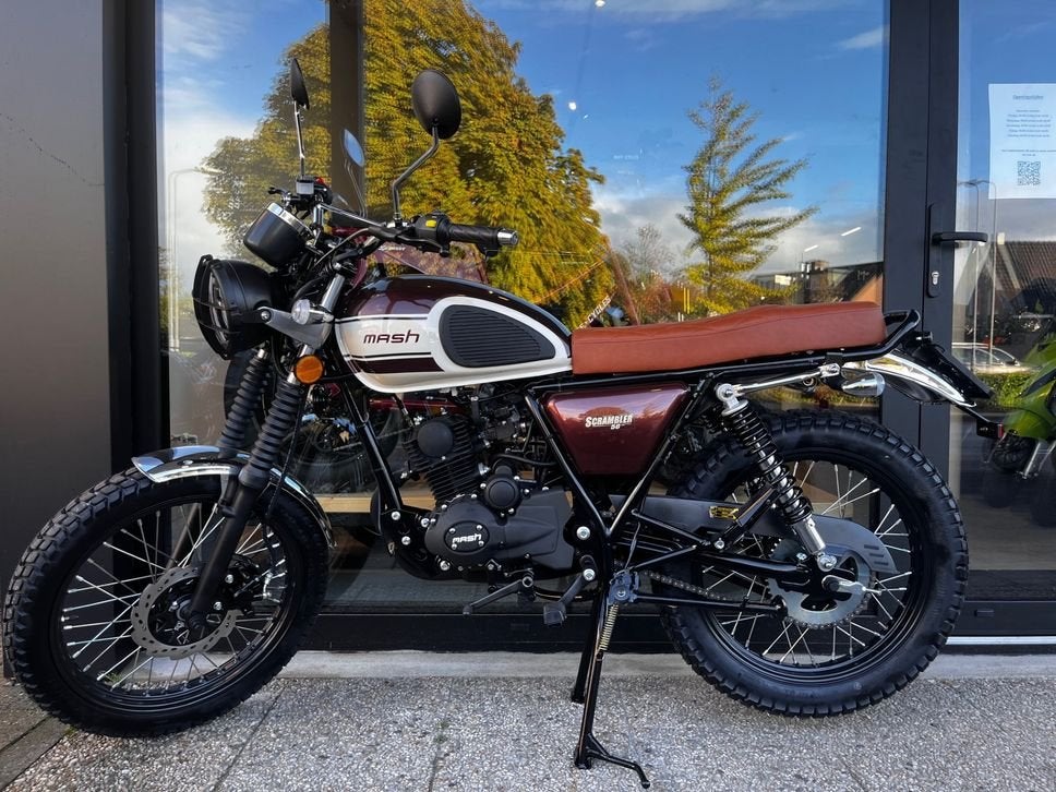 Mash Scrambler | Zwart/Rood | Reserveer Nu Beperkte Levering