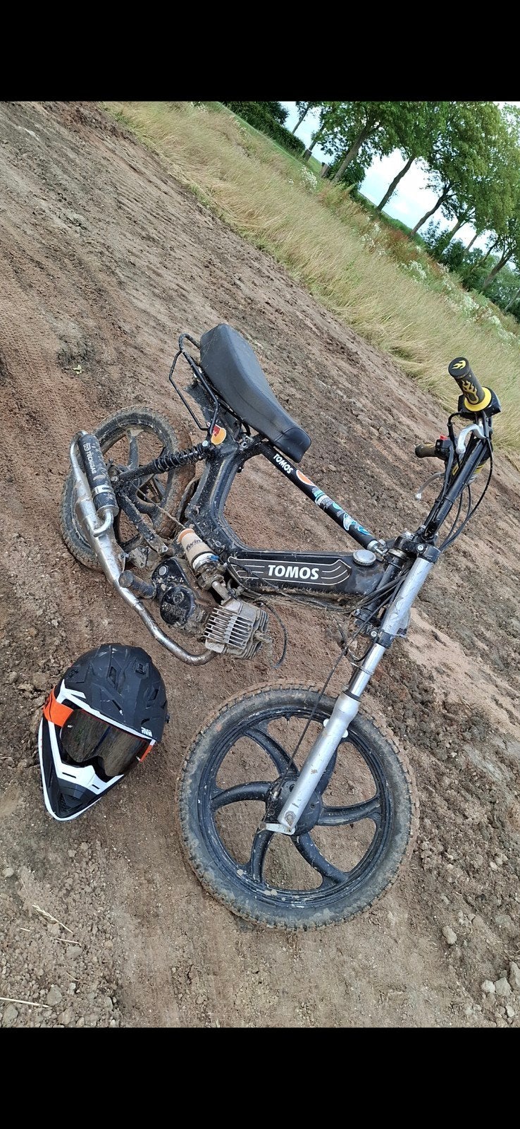 Mooi tomos rollend frame met kenteken, Ophalen of Verzenden, Gebruikt, Overige modellen