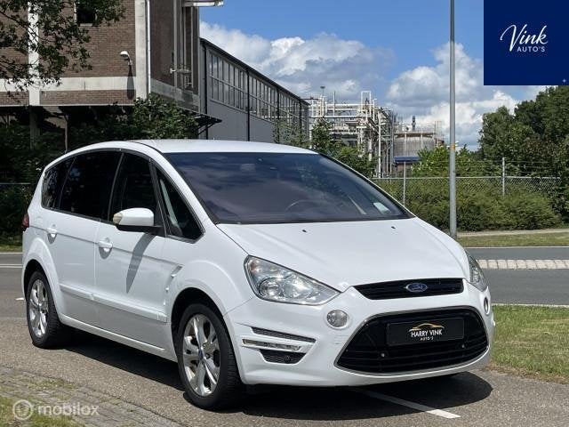 Ford S-Max 2.0 Titanium| 240 PK | Automaat, Auto's, Ford, Euro 5, 4 cilinders, Stoelverwarming, Wit