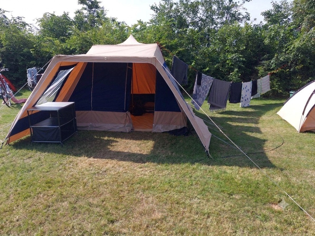 Stormvogel 4 tent, inclusief grondzeil, Ophalen