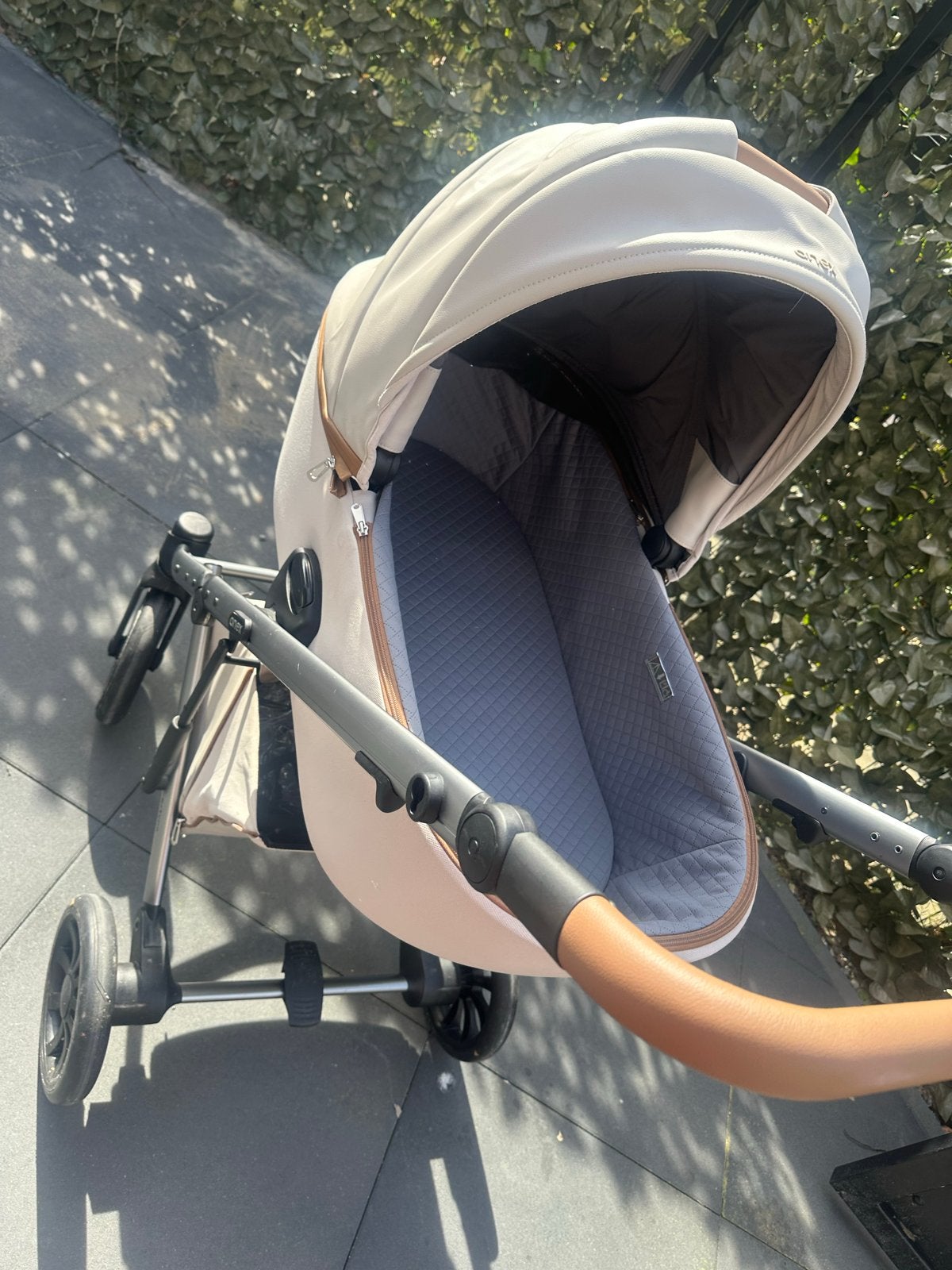 Complete Anex kinderwagen met reiswieg en zitgedeelte, Overige merken, Gebruikt, Ophalen of Verzenden, Combiwagen