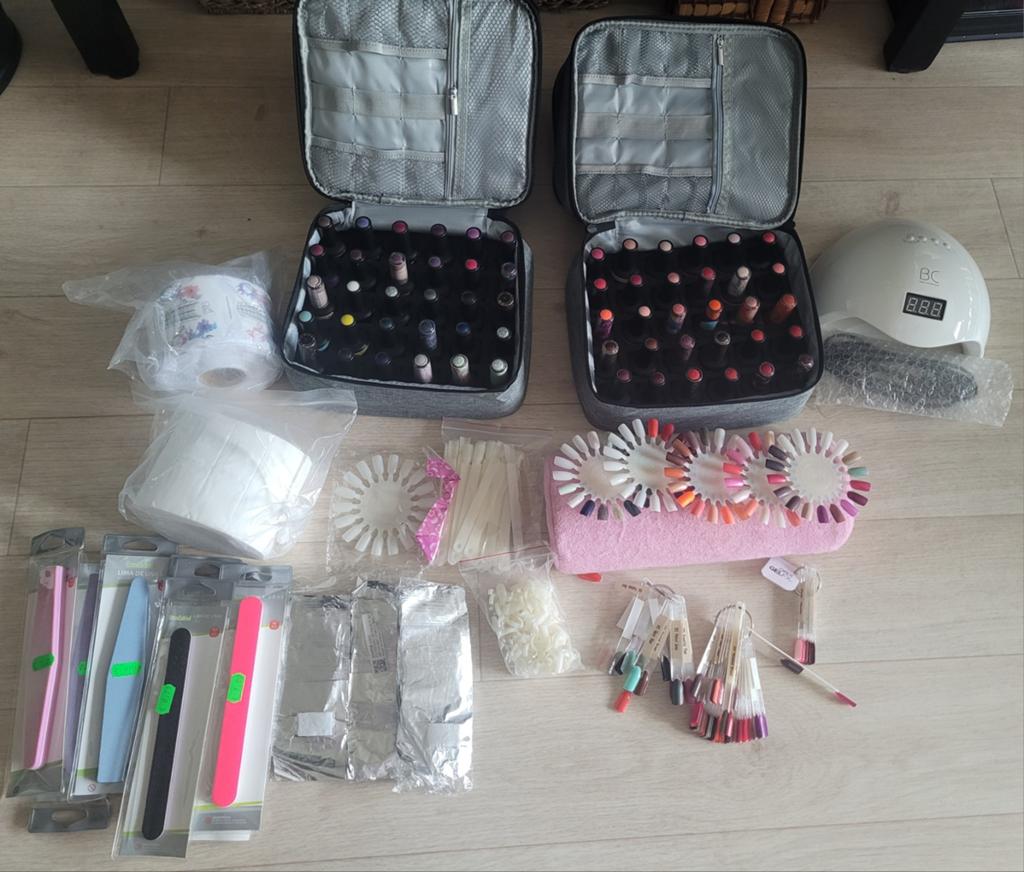 Gellak Pink + Orly + extra's / IN 1 KOOP, Ophalen, Zo goed als nieuw, Overige typen