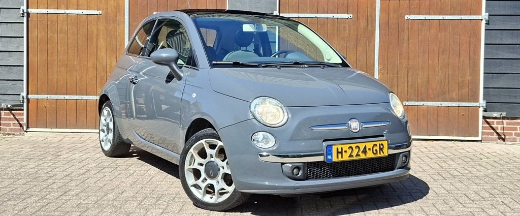 Fiat 500 1.2 Lounge | Airco | Panoramadak | Parkeersensoren, Voorwielaandrijving, Euro 5, Stof, Gebruikt