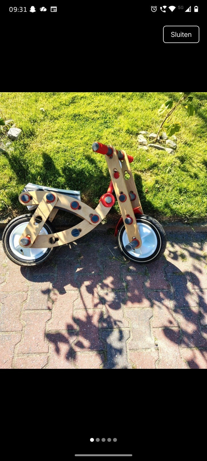 Berg Biky loopfiets hout, Ophalen, Gebruikt, Loopfiets