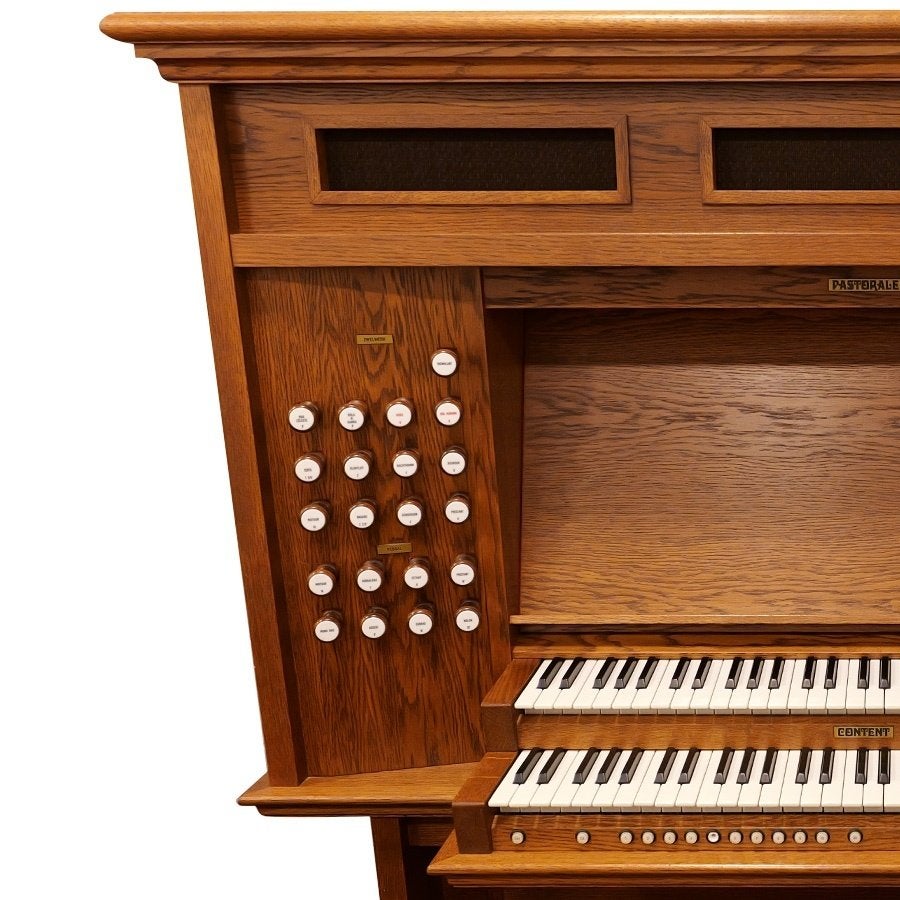Content Pastorale Donker Eiken - Occasion, Muziek en Instrumenten, Orgels, 2 klavieren, Gebruikt, 3364AE, Ophalen of Verzenden