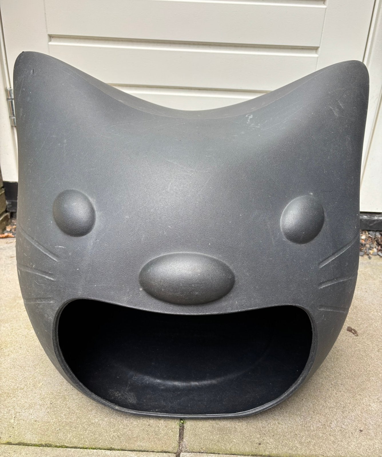 Design kattenmand kattenhuis kunststof kitty meow, Ophalen, Gebruikt, Overige