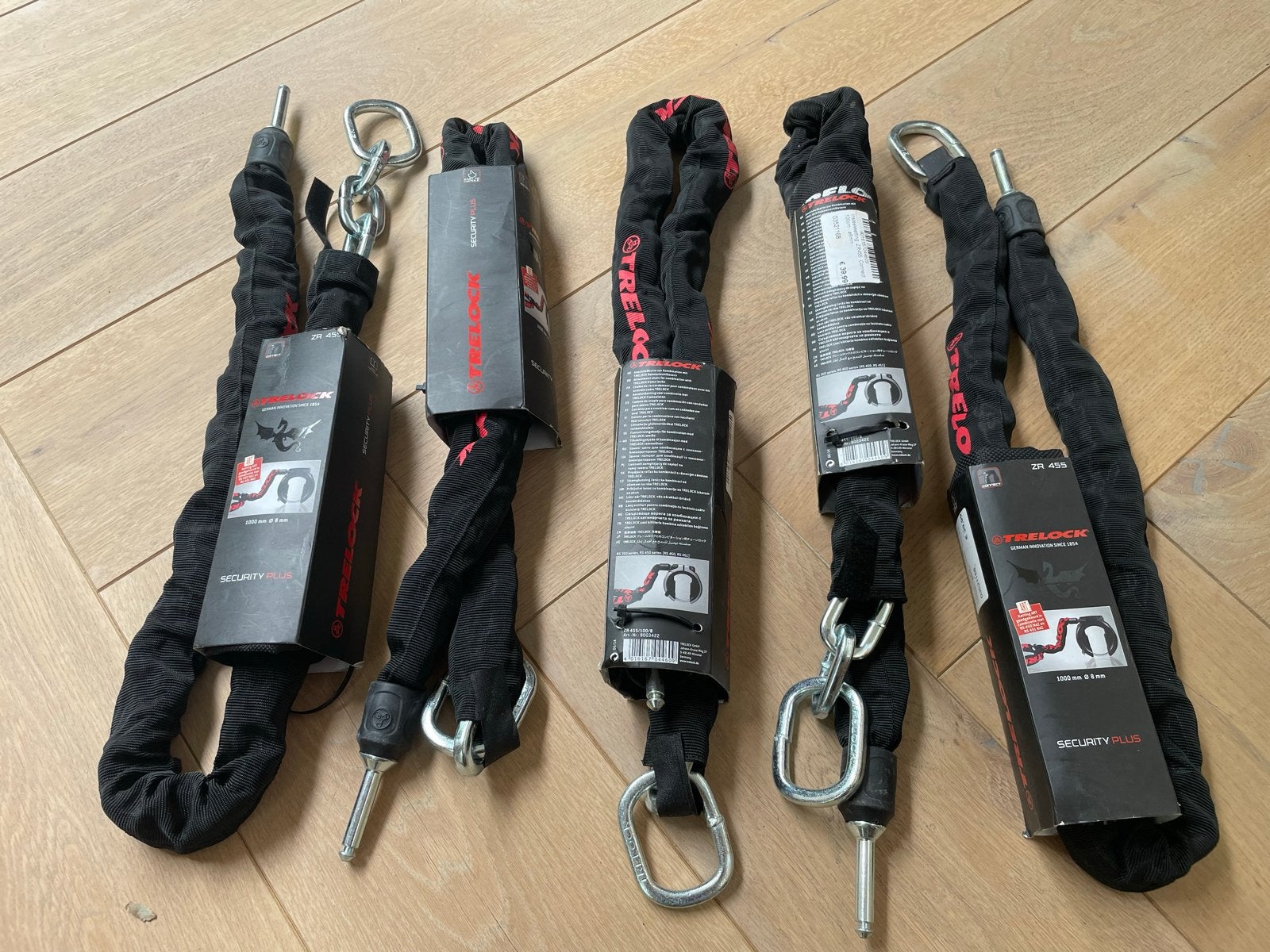 Nieuwe Trelock Kettingsloten ZR 455 Connect 100cm, Ophalen of Verzenden, Nieuw, Insteekslot