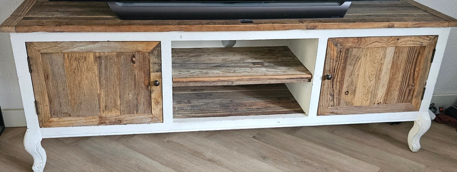 Riviera Maison TV-meubel - Driftwood  Sidetable, Landelijk, Riviera Maison, Driftwood, 150 tot 200 cm, Ophalen of Verzenden, Zo goed als nieuw