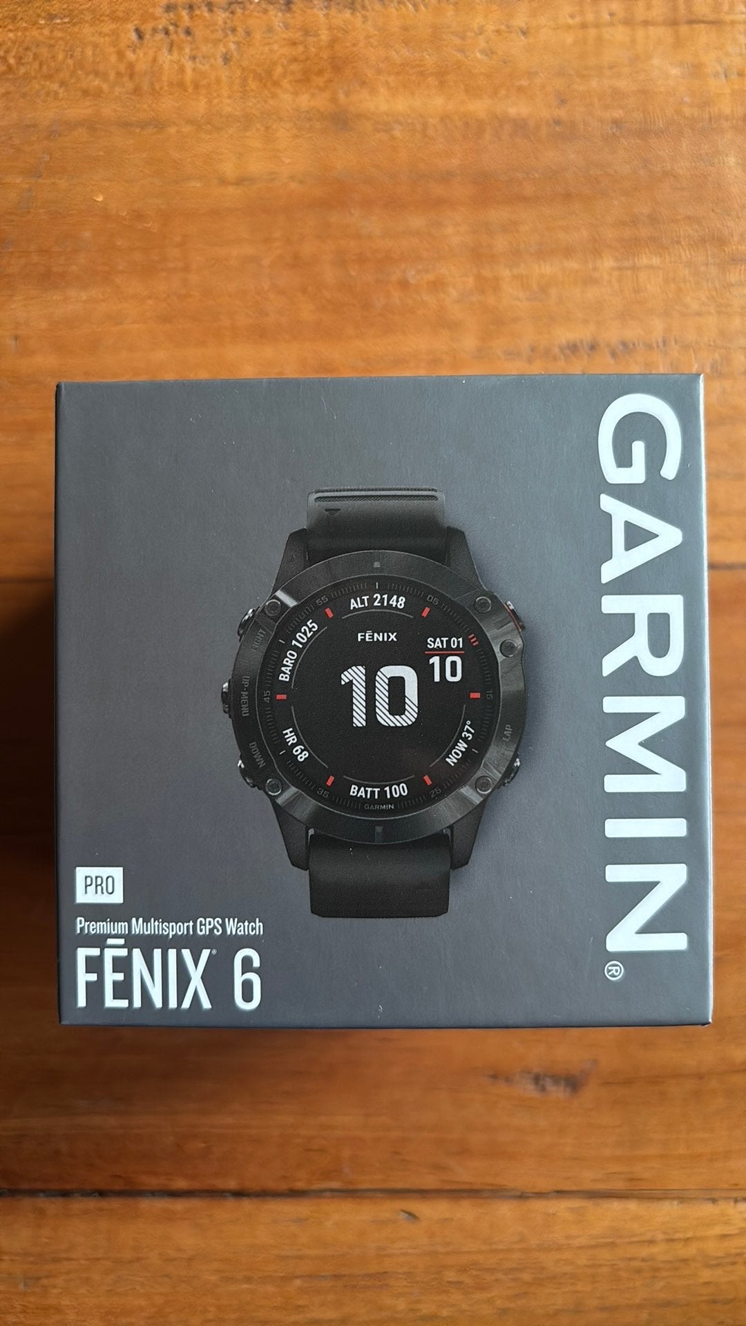 Garmin Genix 6 pro 47mm, Sieraden, Tassen en Uiterlijk, Sporthorloges, Ophalen of Verzenden, Zo goed als nieuw, Zwart, Android