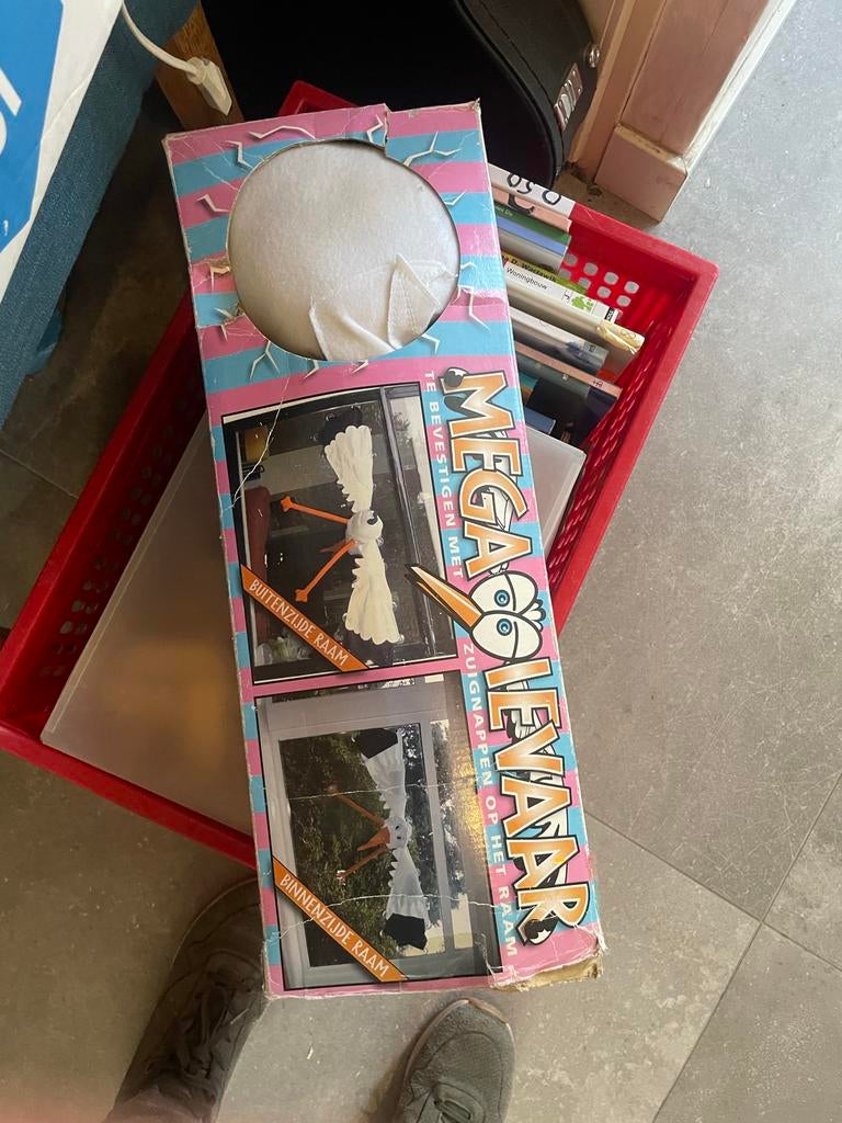 Geboorte ooievaar raamdecoratie - binnen en buiten, Kinderen en Baby's, Ophalen of Verzenden, Gebruikt, Geboortebord