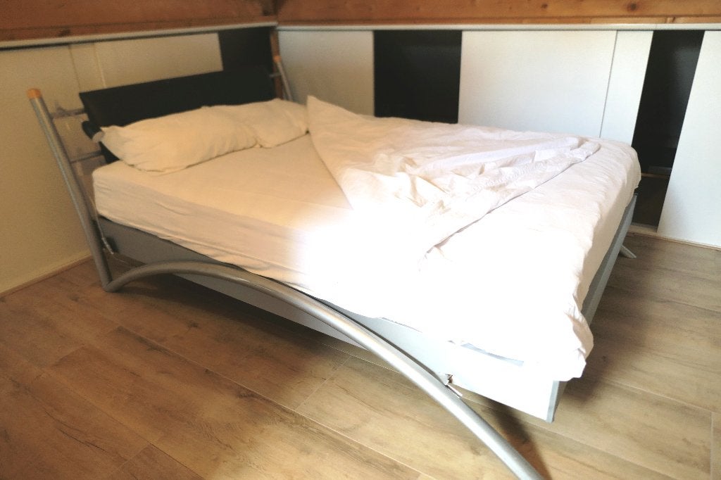 Compleet bed 140x200 IKEA Sultan matras + 2x lattenbodem, Ophalen, Gebruikt, Overige kleuren, Tweepersoons