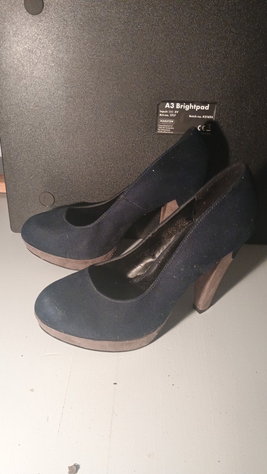Graceland, Donkerblauwe pumps maat 38, Pumps, Blauw, Ophalen of Verzenden, Onbekend