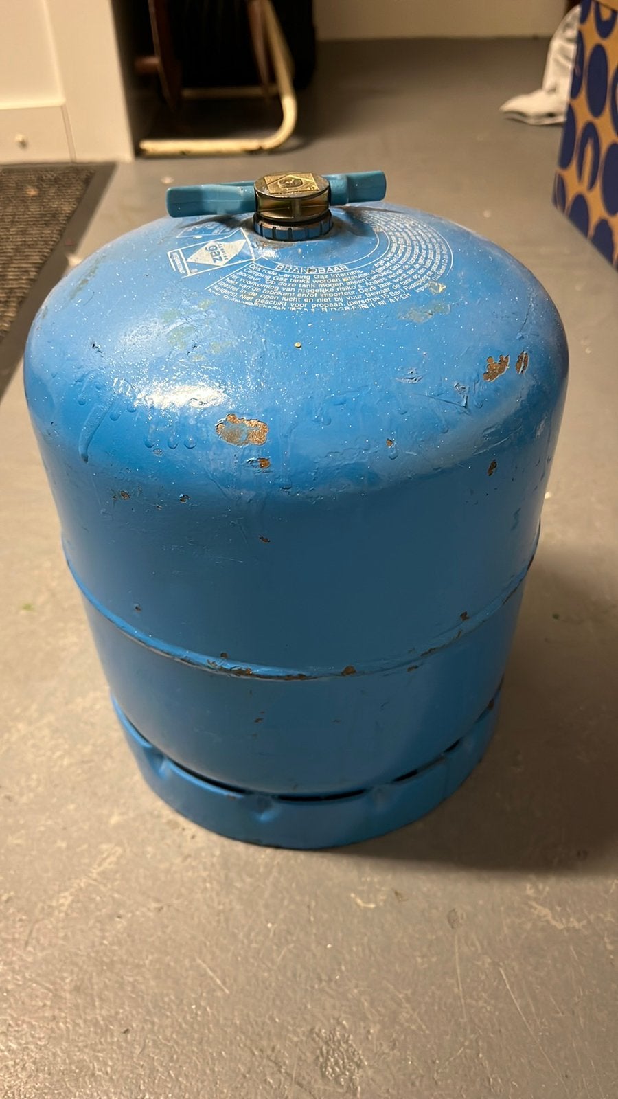 Gasfles GAZ groot type 907, Caravans en Kamperen, Kampeeraccessoires, Ophalen, Zo goed als nieuw