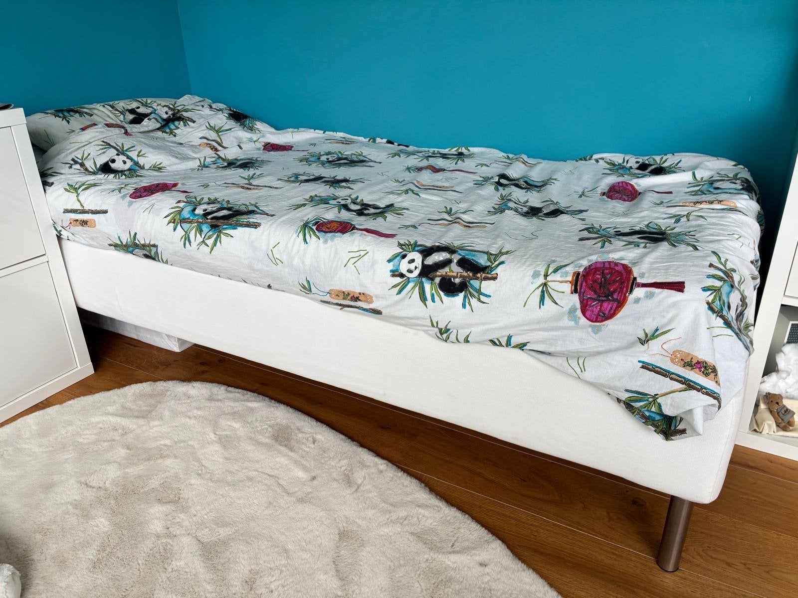 Ikea bed 90x200 met Malvik matras, Ophalen, 85 tot 100 cm, Zo goed als nieuw, Matras