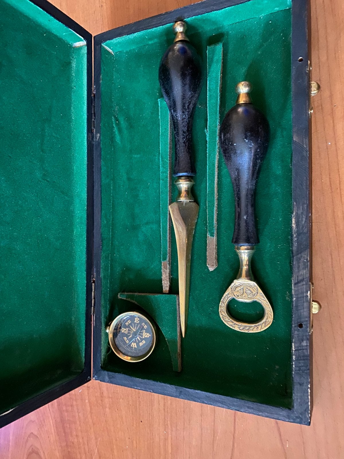 Briefopener, bieropener , kompas set, wegeefprijs, Verzamelen, Overige Verzamelen, Ophalen of Verzenden