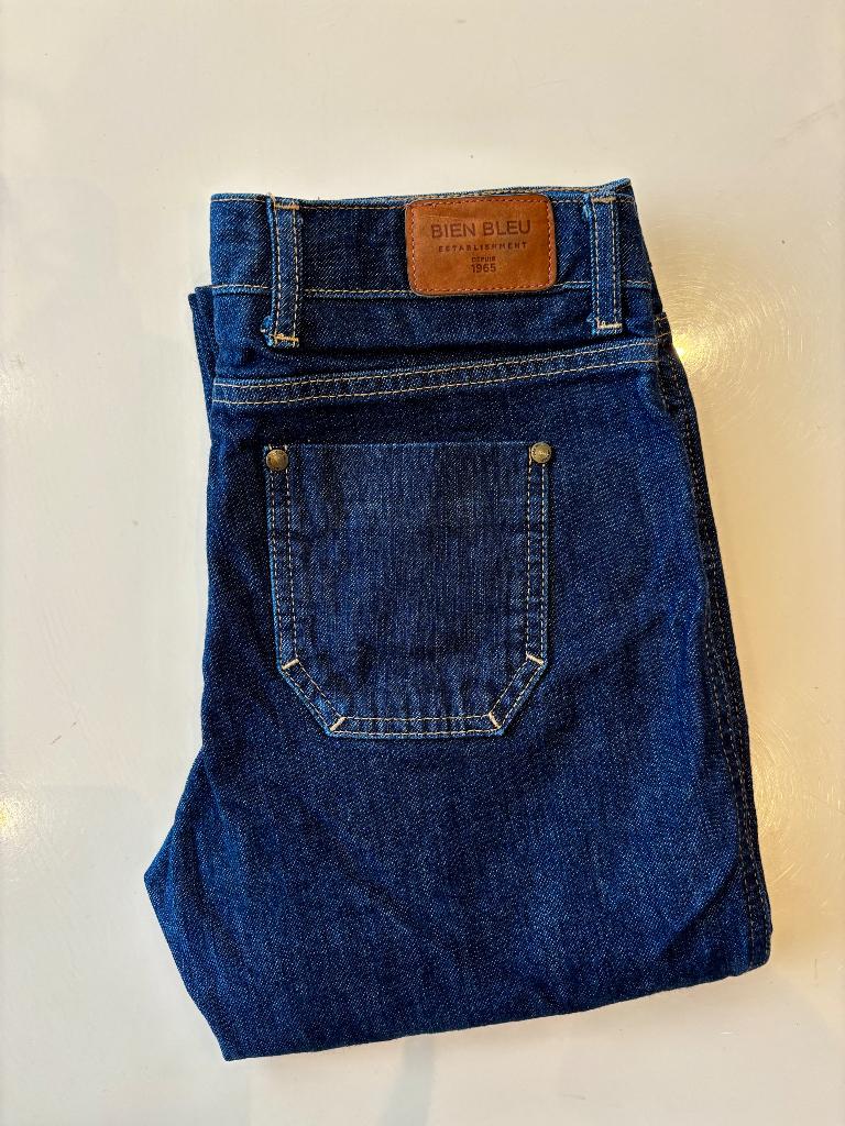 Bien Bleu Dark Wash Denim Jeans, Zo goed als nieuw, W28 - W29 (confectie 36), Bien Bleu, Verzenden