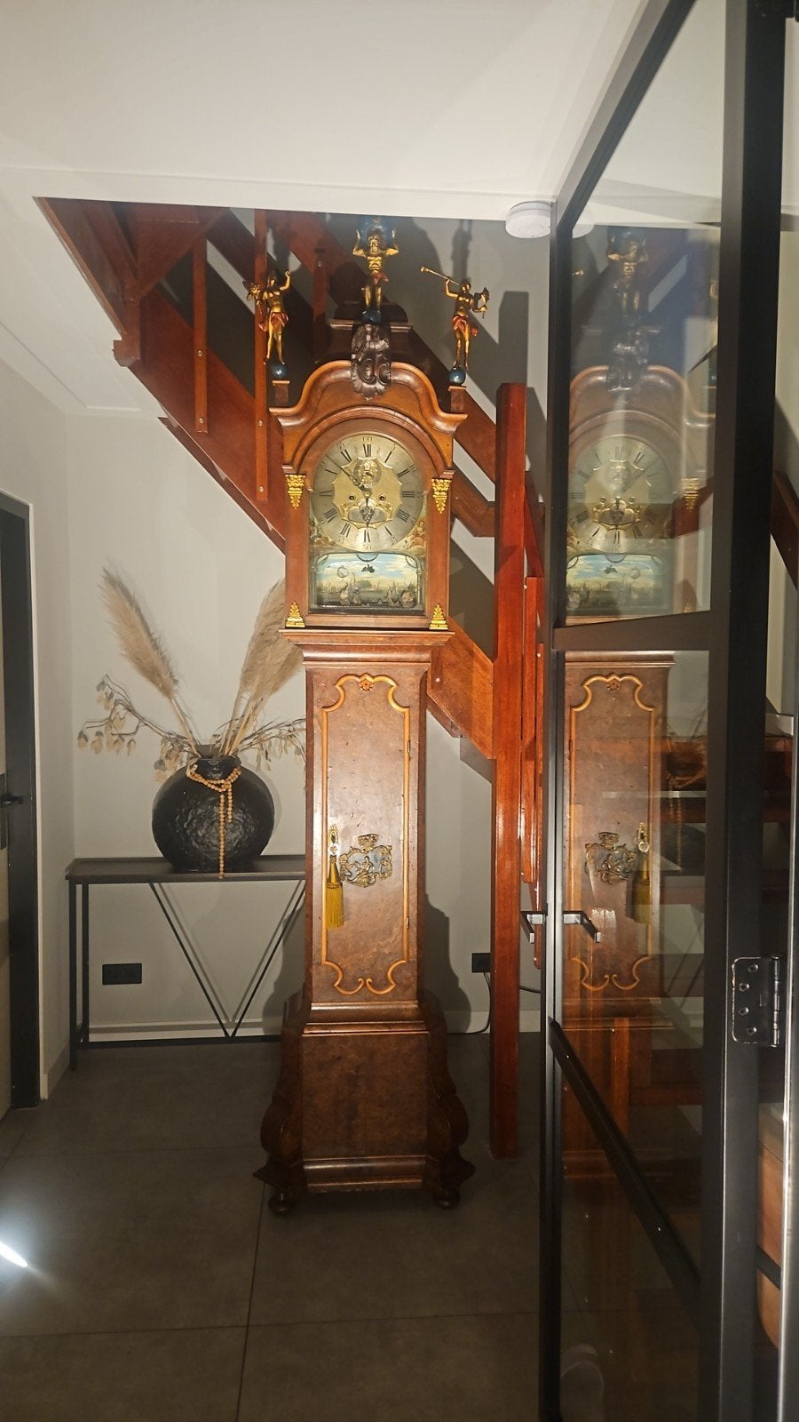Amsterdams staand horloge 18e eeuw, Gerrit ten Vooren, Antiek en Kunst, Ophalen of Verzenden