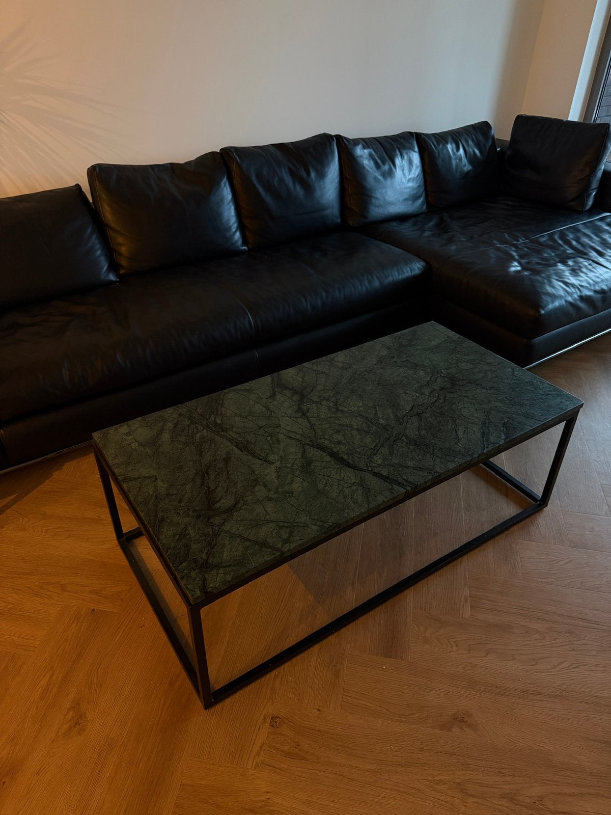 2 x Green marble tables, Ophalen, Overige materialen, Gebruikt, 100 tot 150 cm